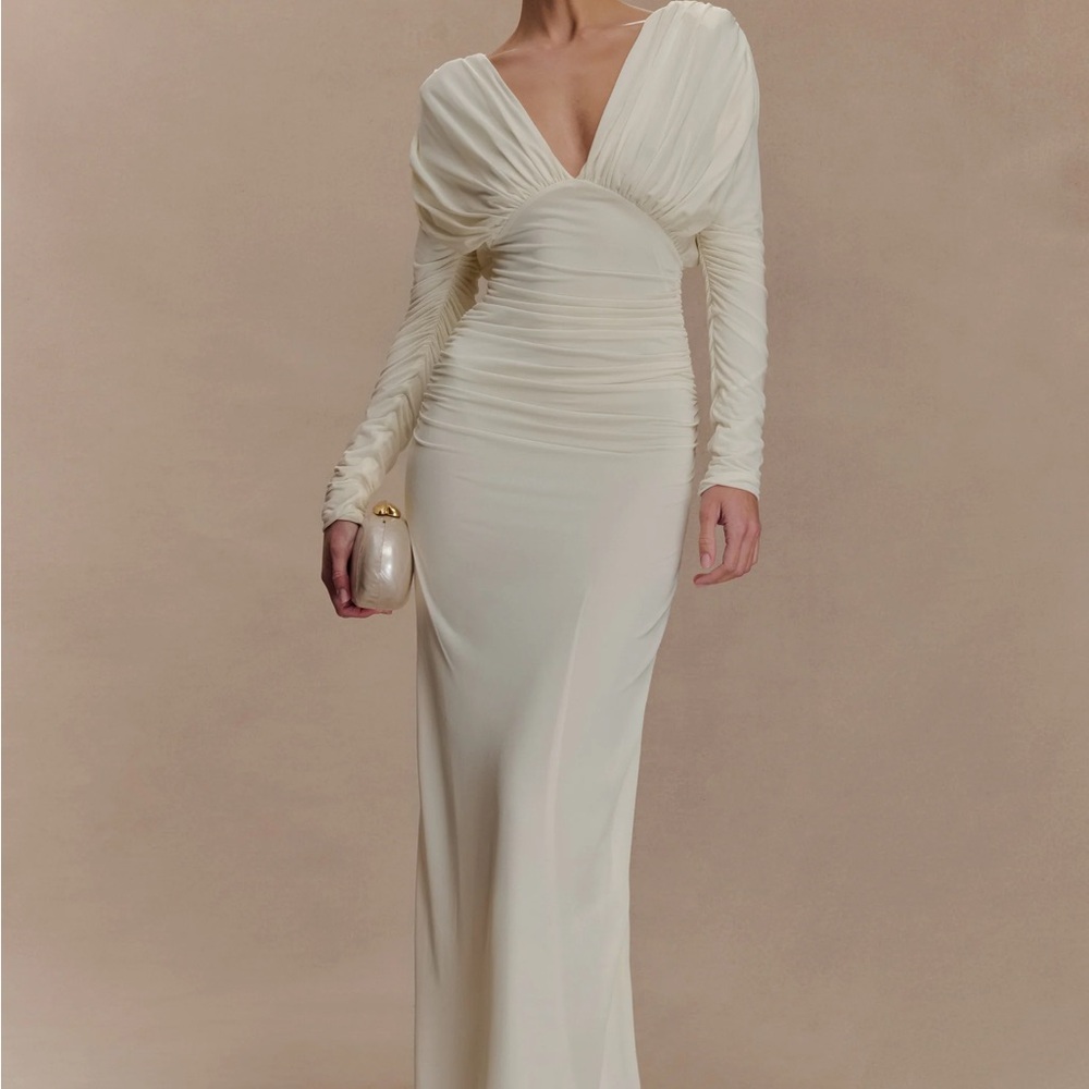Meshki Hayden Ivory Dress